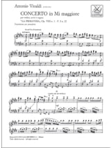 Les 4 Saisons - VIVALDI - Partition - Piano
